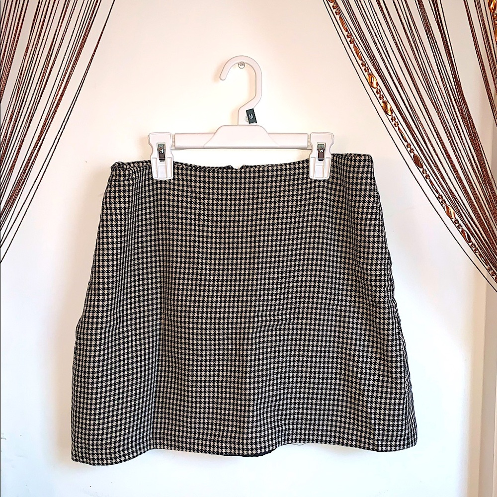 🤍Houndstooth Mini Skirt🤍